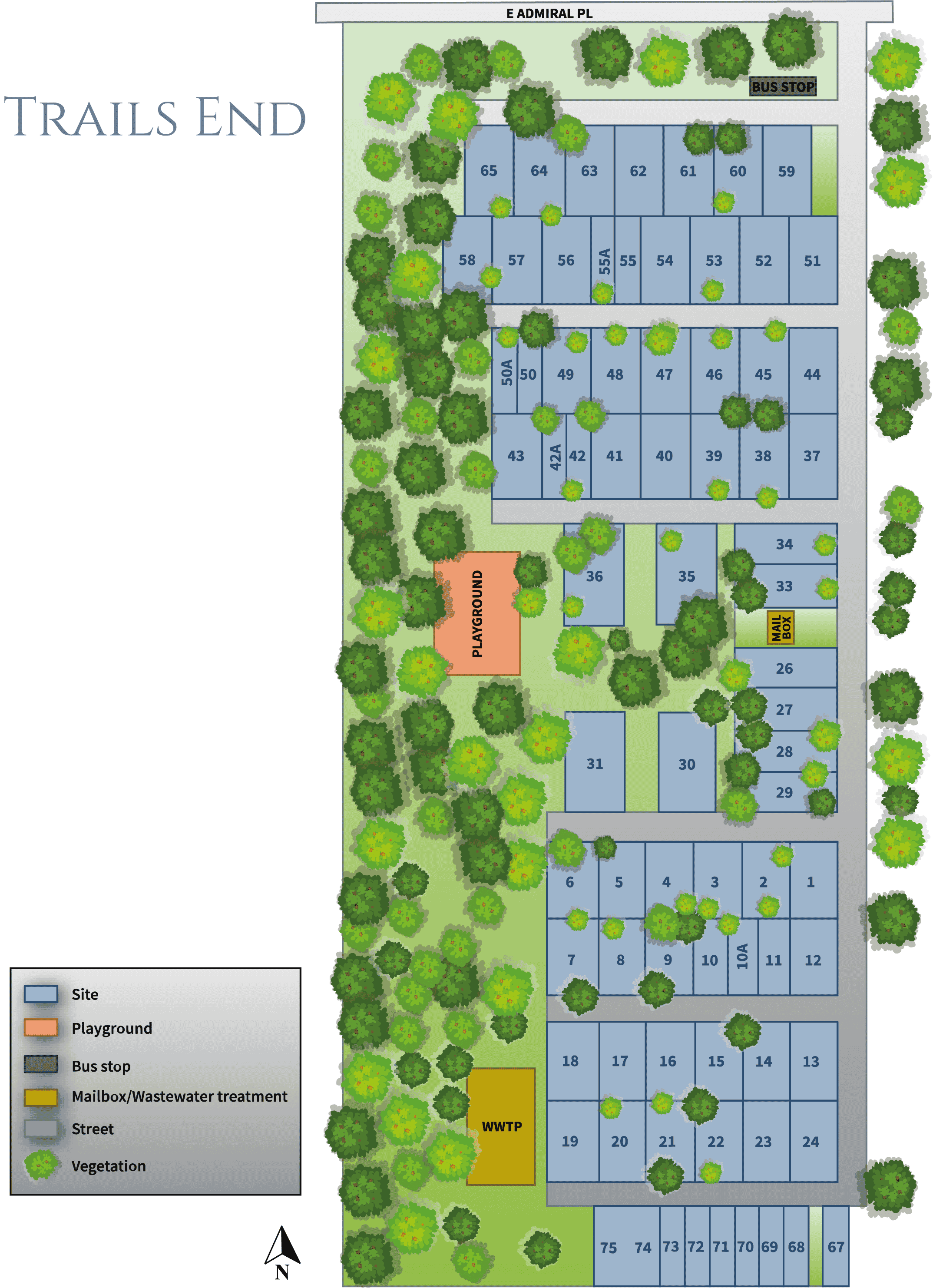 Trails End Mobile Homes Parks Catoosa, OK