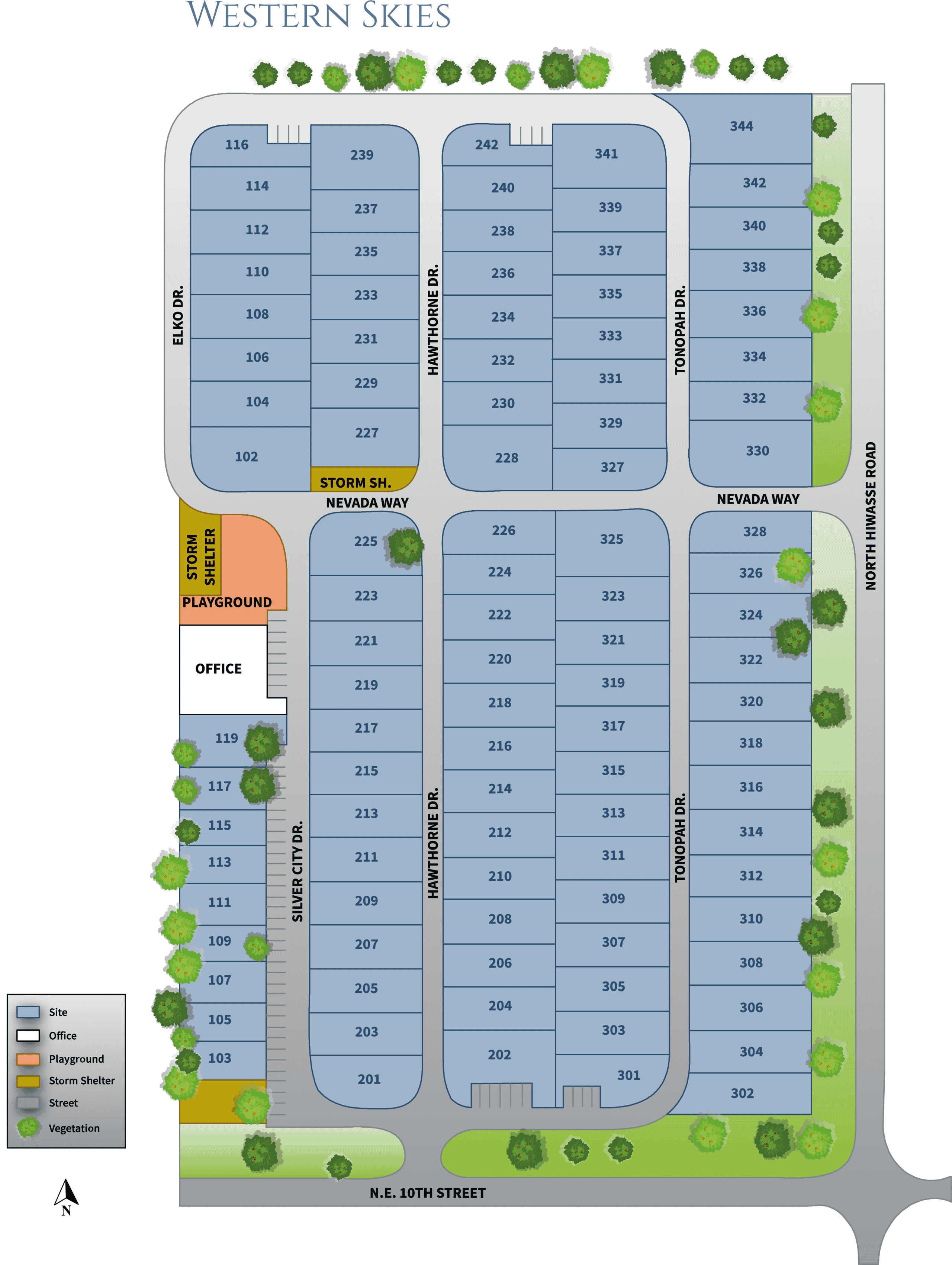 Western Skies MHC Mobile Home Park Choctaw, OK